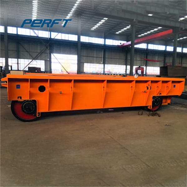 automatic transfer cart with integrated screw jack lift table 30 ton